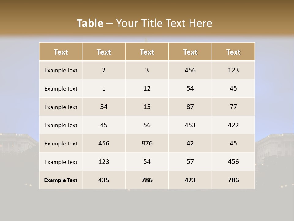 Power Law Capitol PowerPoint Template