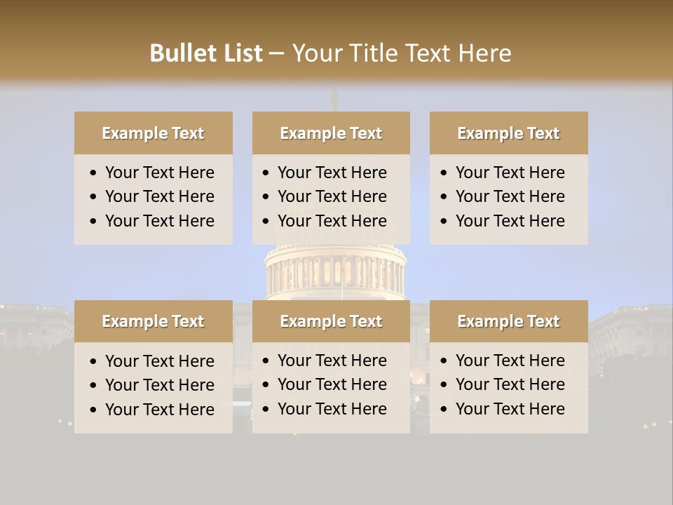 Power Law Capitol PowerPoint Template