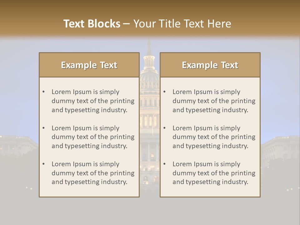 Power Law Capitol PowerPoint Template