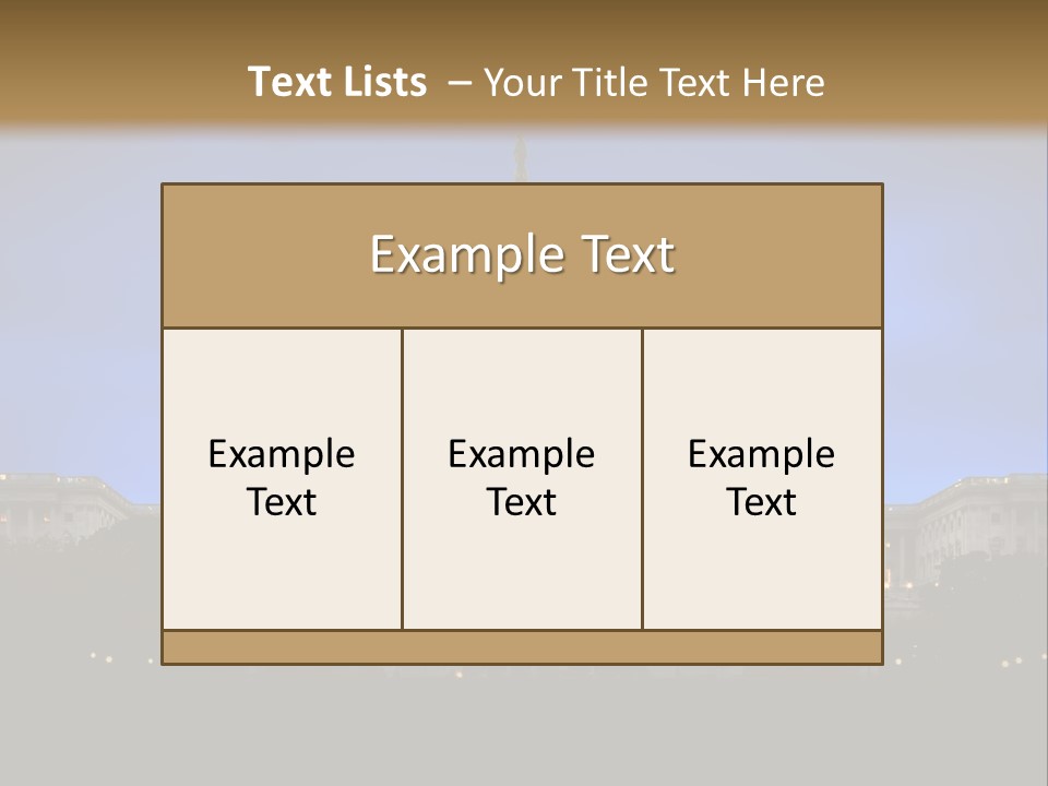 Power Law Capitol PowerPoint Template
