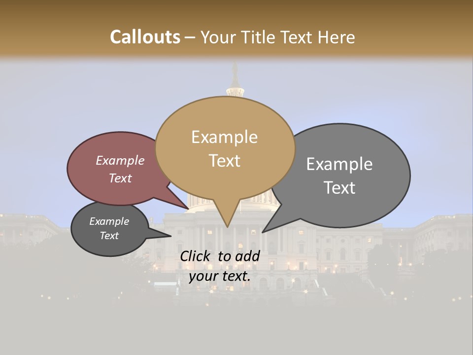 Power Law Capitol PowerPoint Template