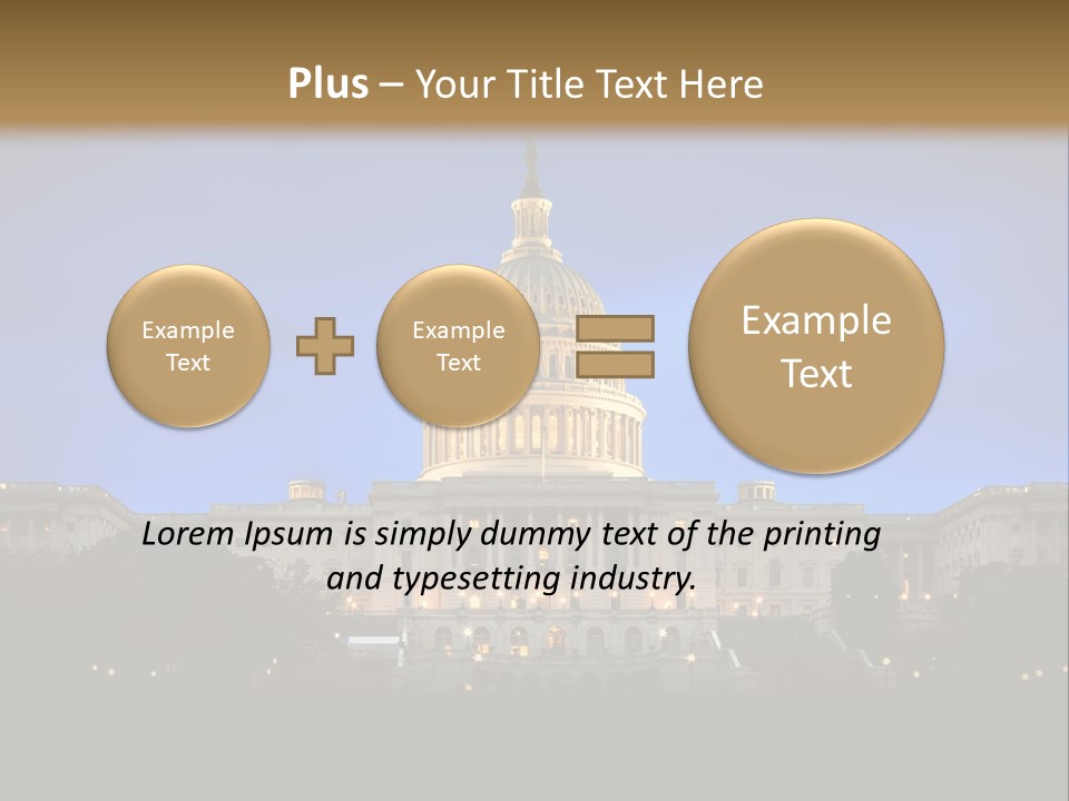 Power Law Capitol PowerPoint Template