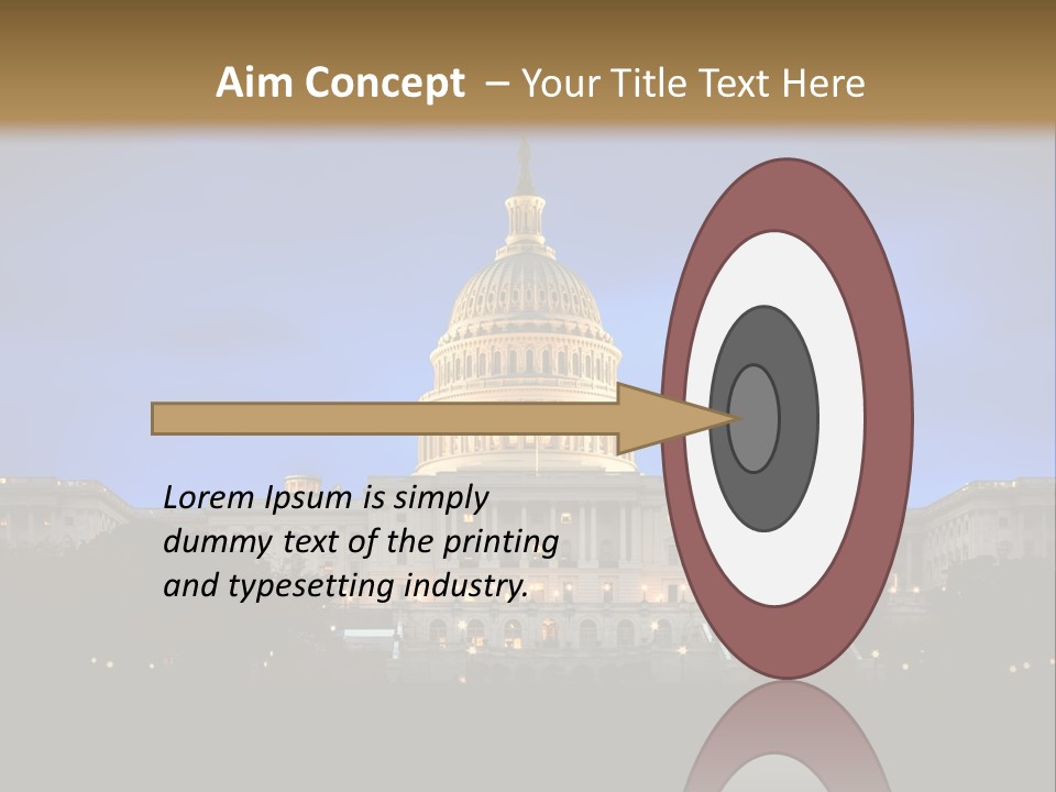 Power Law Capitol PowerPoint Template