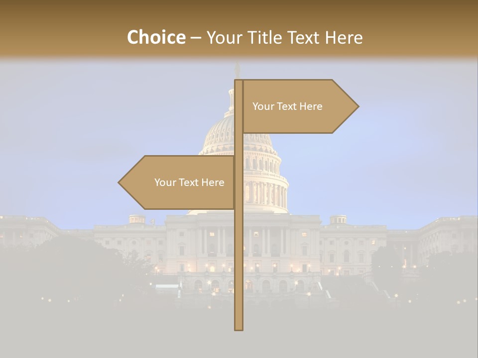 Power Law Capitol PowerPoint Template