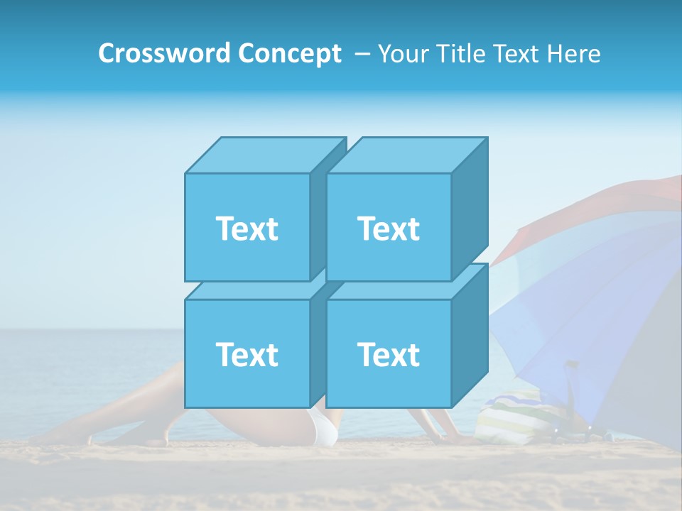 Caucasian Outdoor  PowerPoint Template