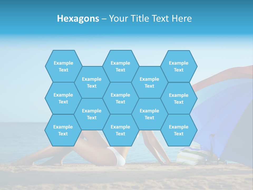 Caucasian Outdoor  PowerPoint Template