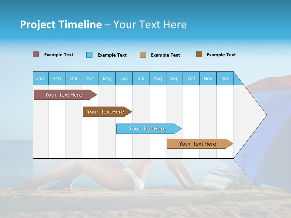 Caucasian Outdoor  PowerPoint Template