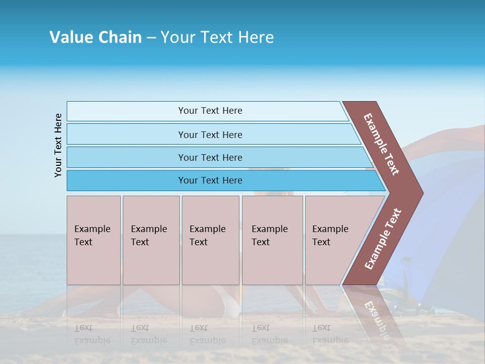 Caucasian Outdoor  PowerPoint Template