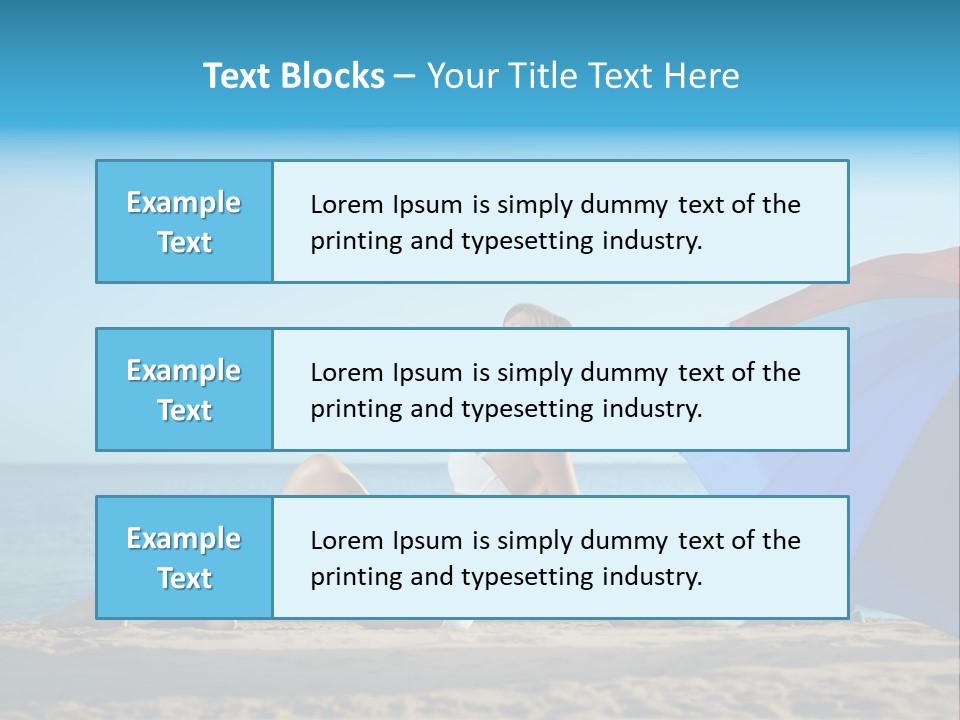 Caucasian Outdoor  PowerPoint Template