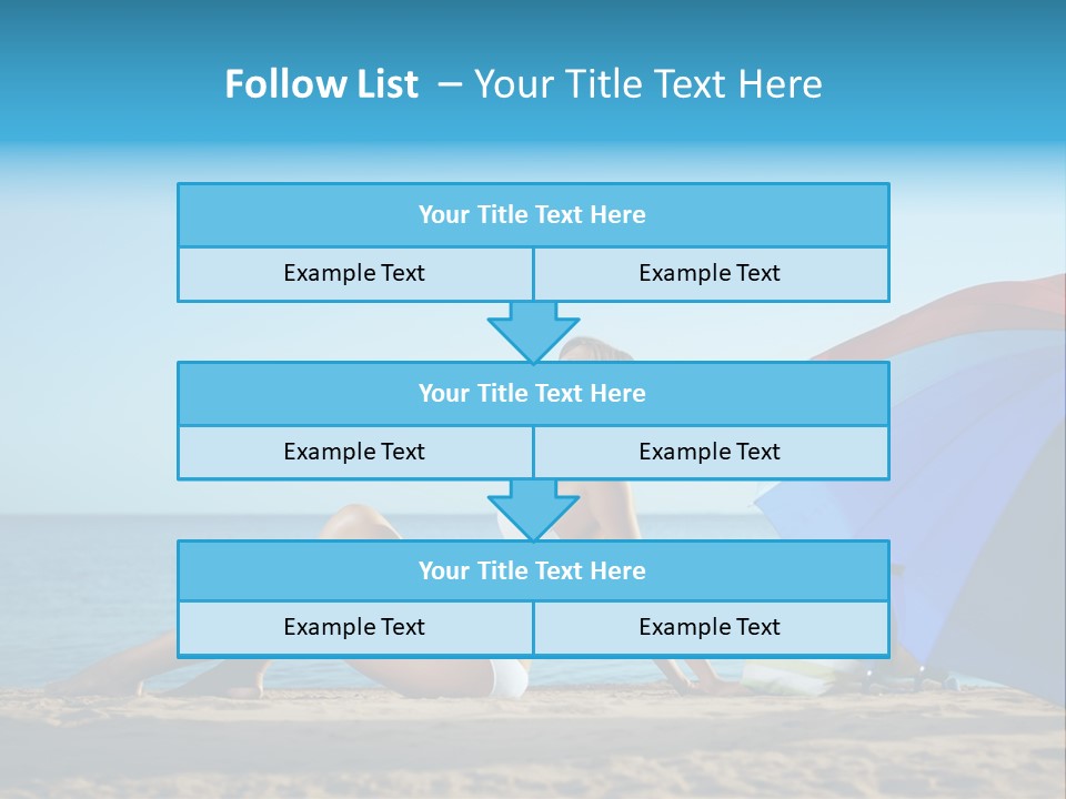 Caucasian Outdoor  PowerPoint Template