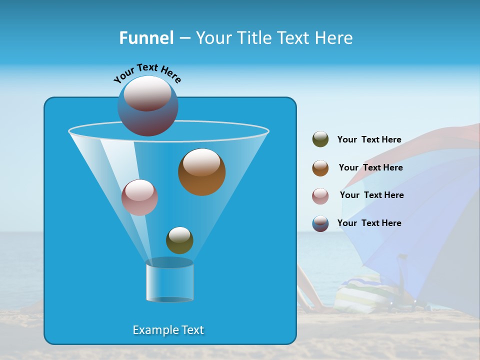 Caucasian Outdoor  PowerPoint Template