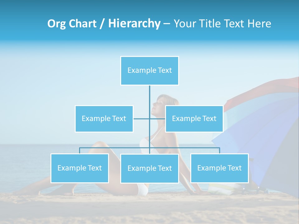 Caucasian Outdoor  PowerPoint Template