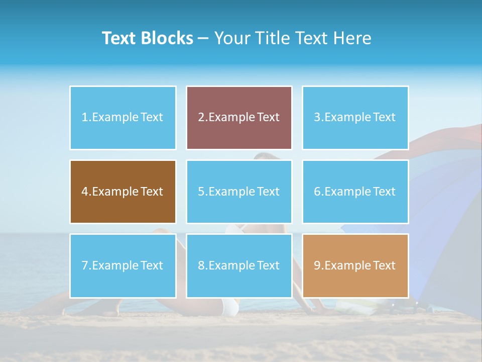 Caucasian Outdoor  PowerPoint Template