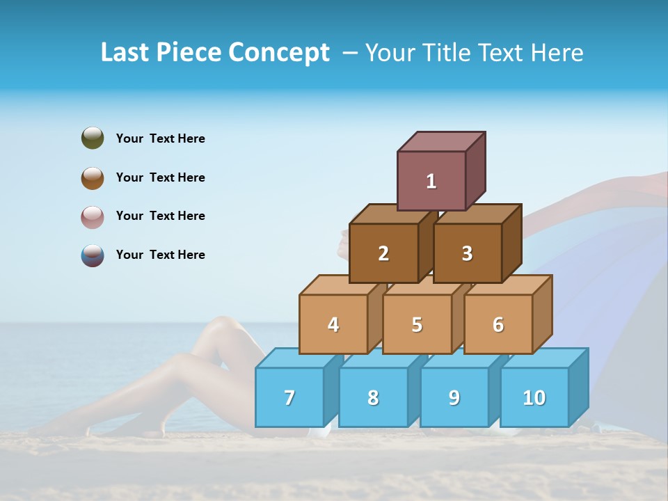 Caucasian Outdoor  PowerPoint Template