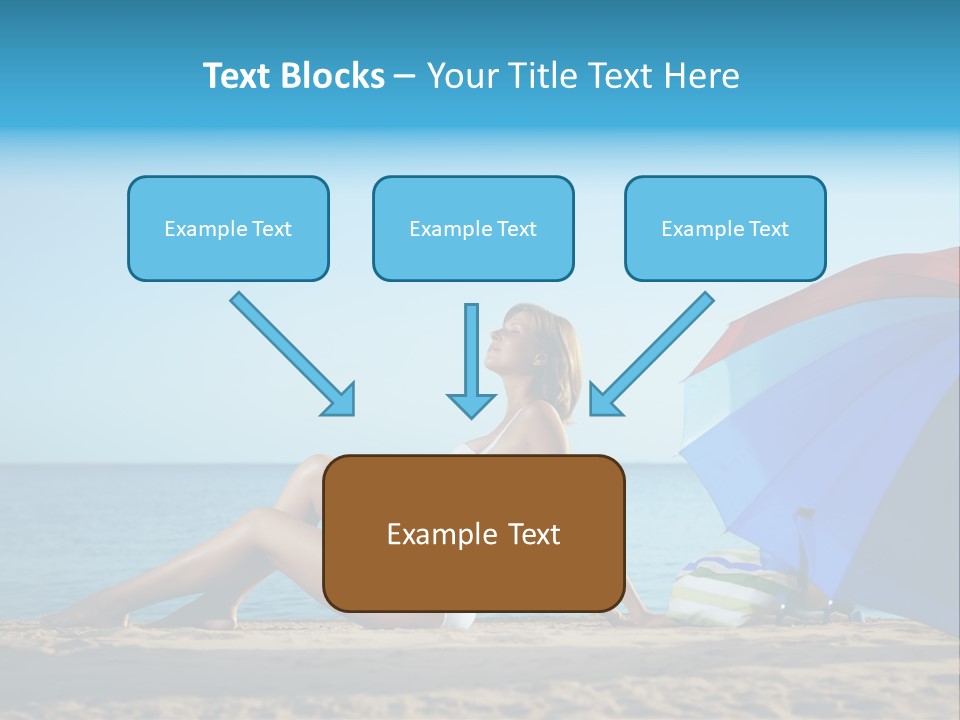 Caucasian Outdoor  PowerPoint Template