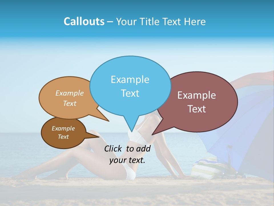 Caucasian Outdoor  PowerPoint Template