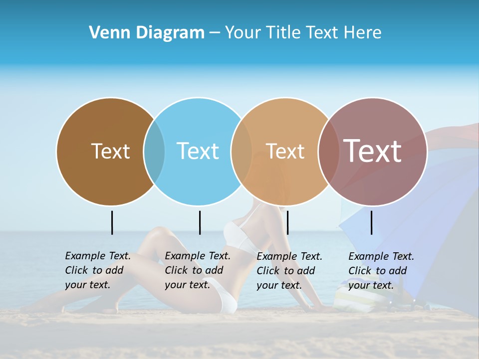 Caucasian Outdoor  PowerPoint Template