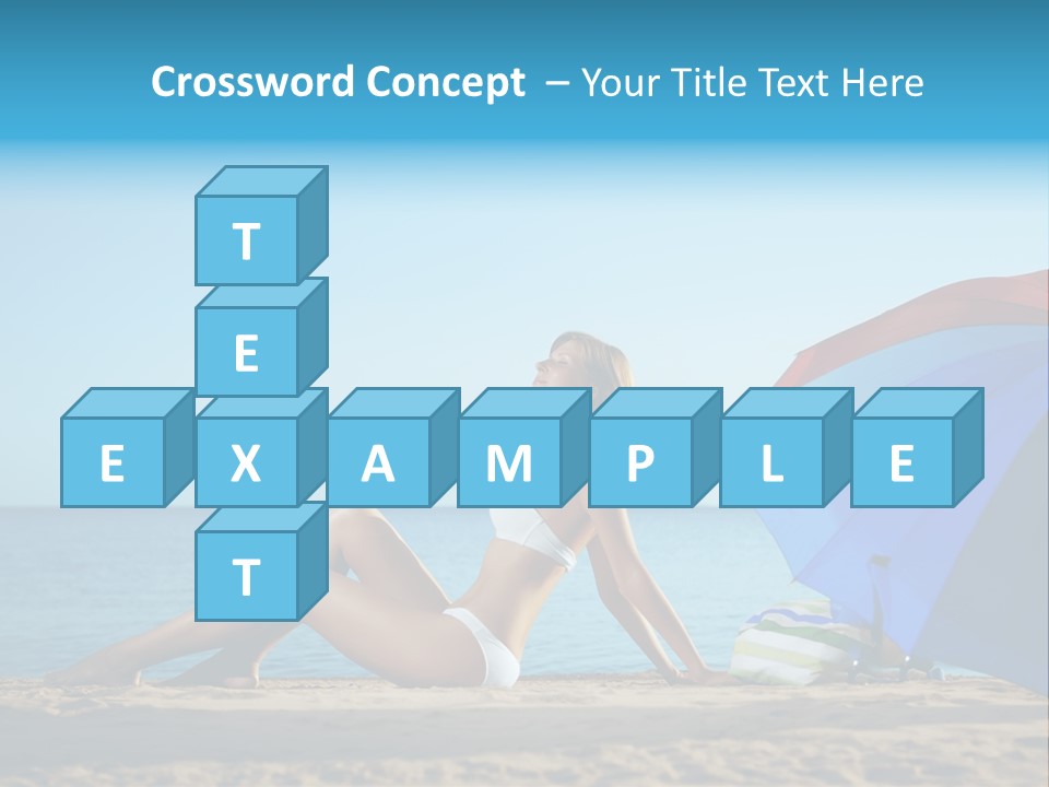 Caucasian Outdoor  PowerPoint Template