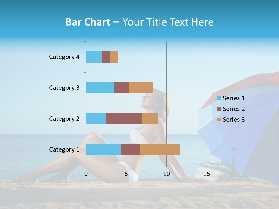 Caucasian Outdoor  PowerPoint Template