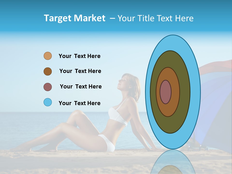 Caucasian Outdoor  PowerPoint Template