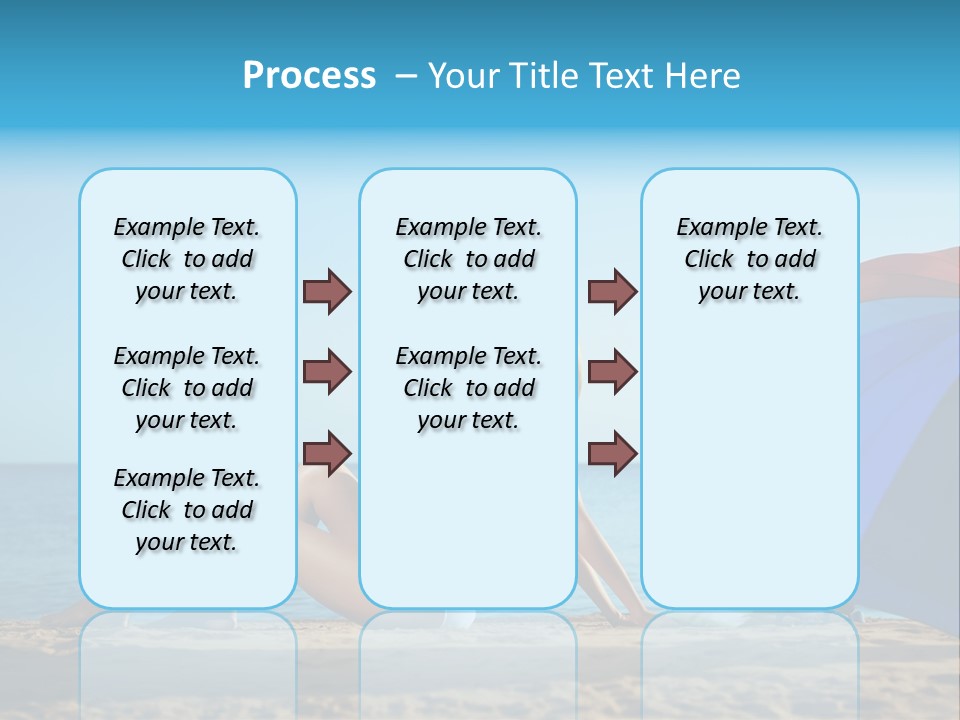 Caucasian Outdoor  PowerPoint Template