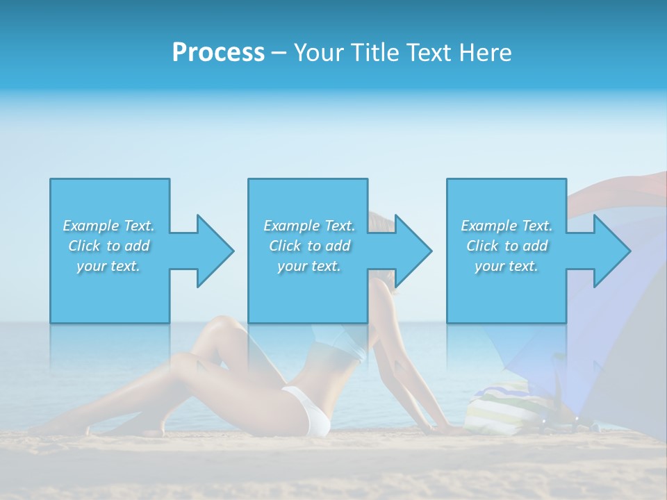 Caucasian Outdoor  PowerPoint Template