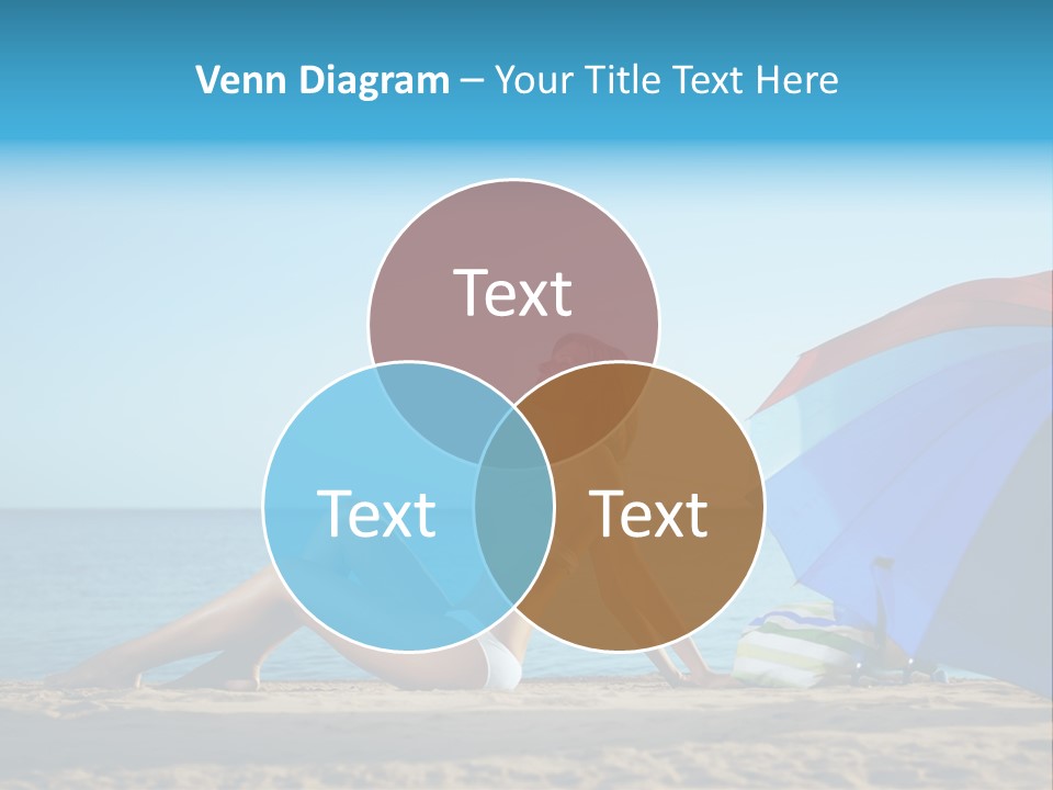 Caucasian Outdoor  PowerPoint Template