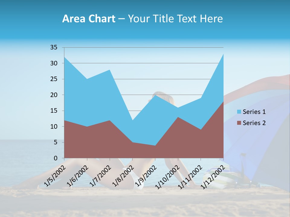 Caucasian Outdoor  PowerPoint Template