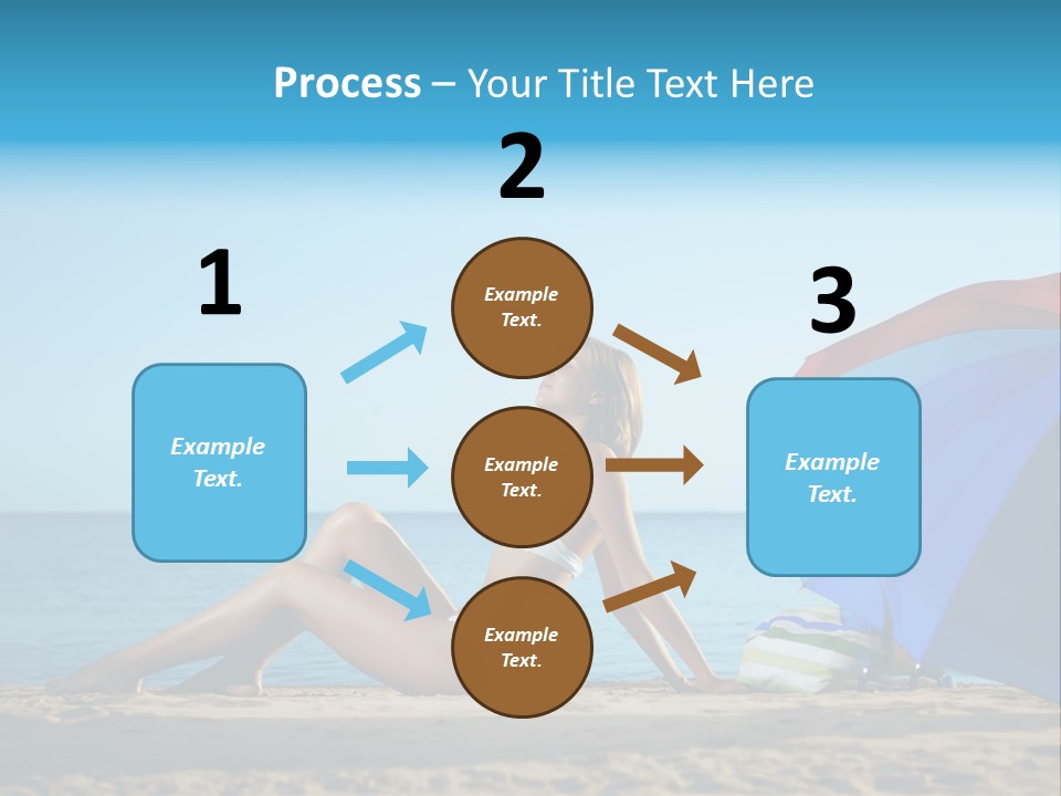 Caucasian Outdoor  PowerPoint Template