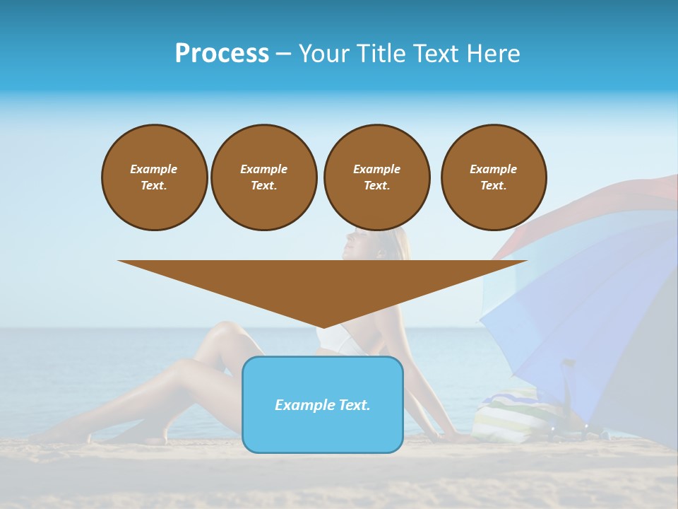 Caucasian Outdoor  PowerPoint Template