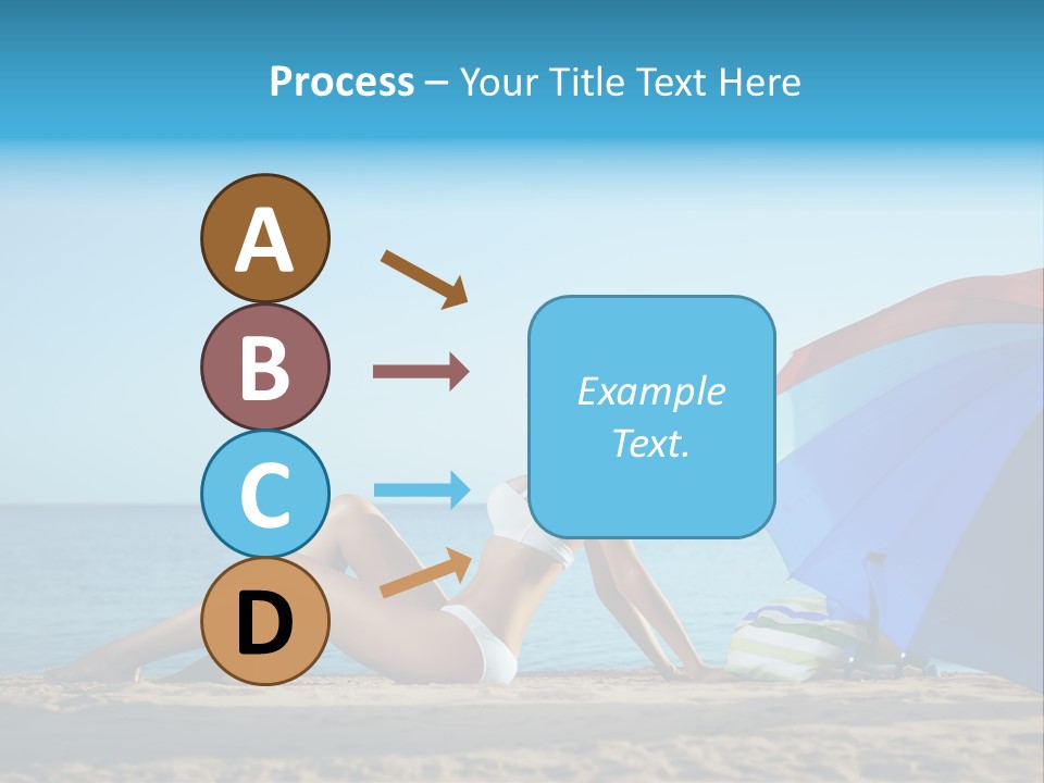 Caucasian Outdoor  PowerPoint Template