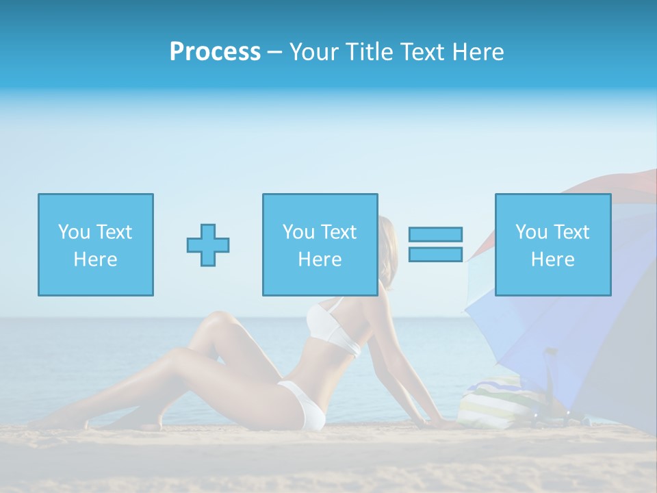 Caucasian Outdoor  PowerPoint Template