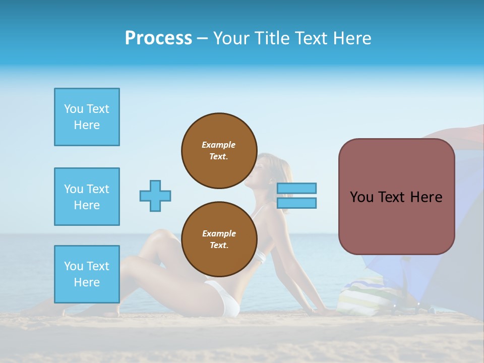 Caucasian Outdoor  PowerPoint Template