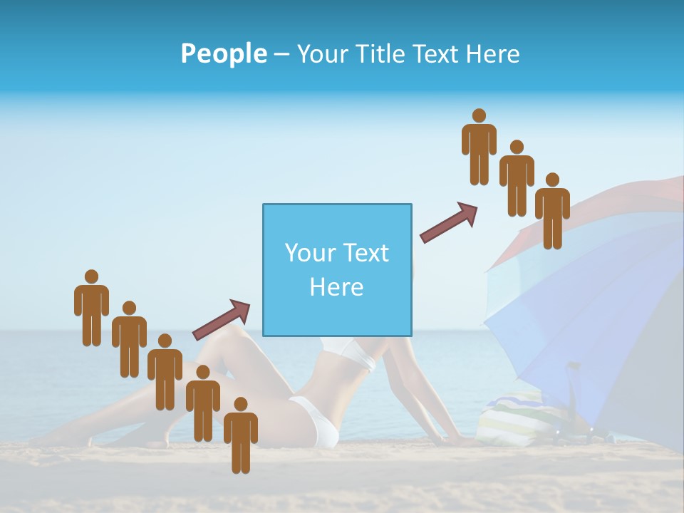 Caucasian Outdoor  PowerPoint Template