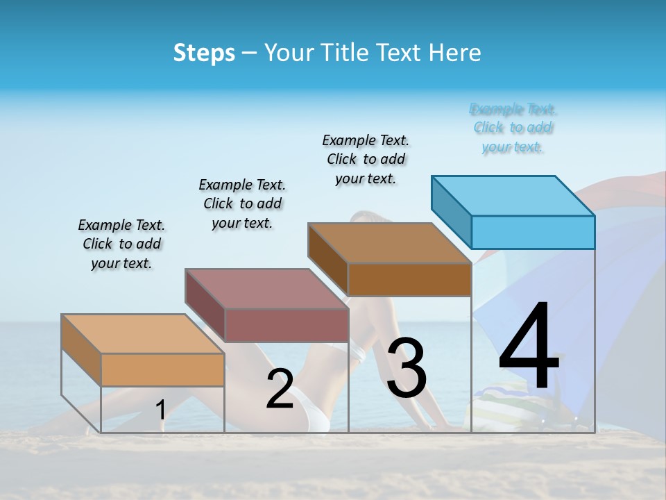 Caucasian Outdoor  PowerPoint Template