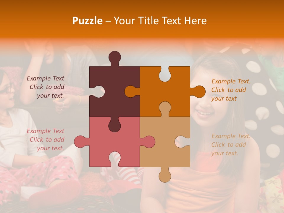 Blue Kids Joke PowerPoint Template