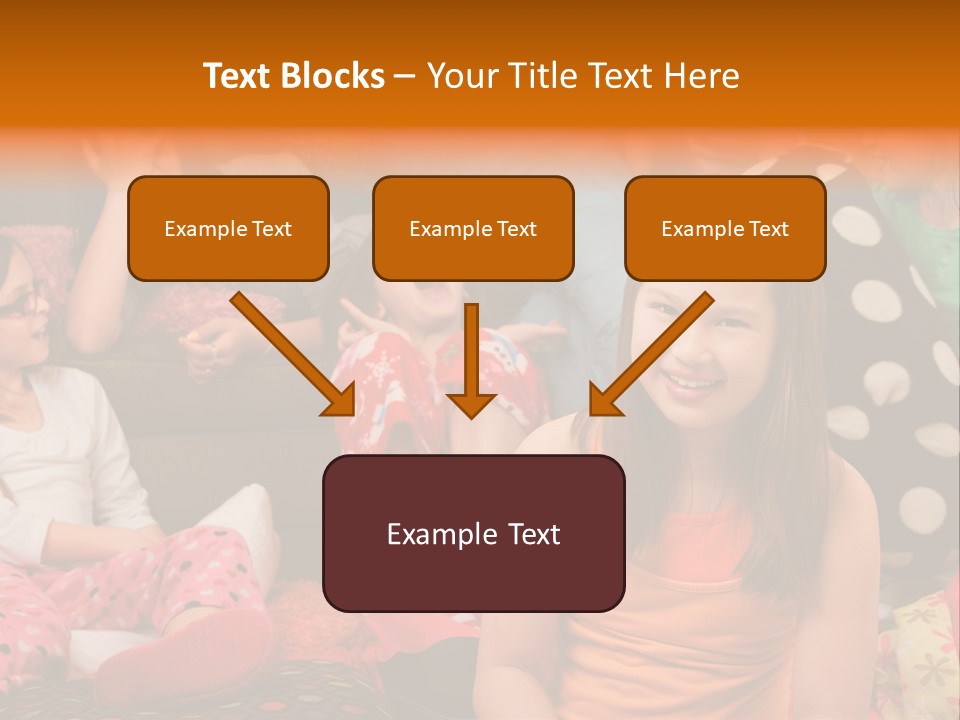 Blue Kids Joke PowerPoint Template