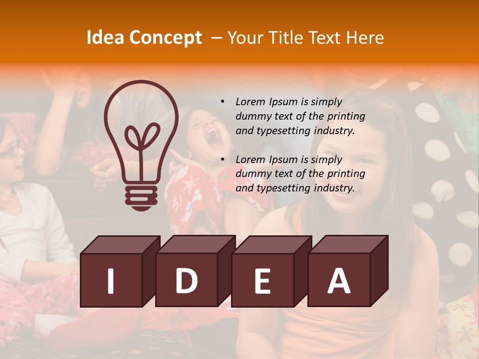 Blue Kids Joke PowerPoint Template