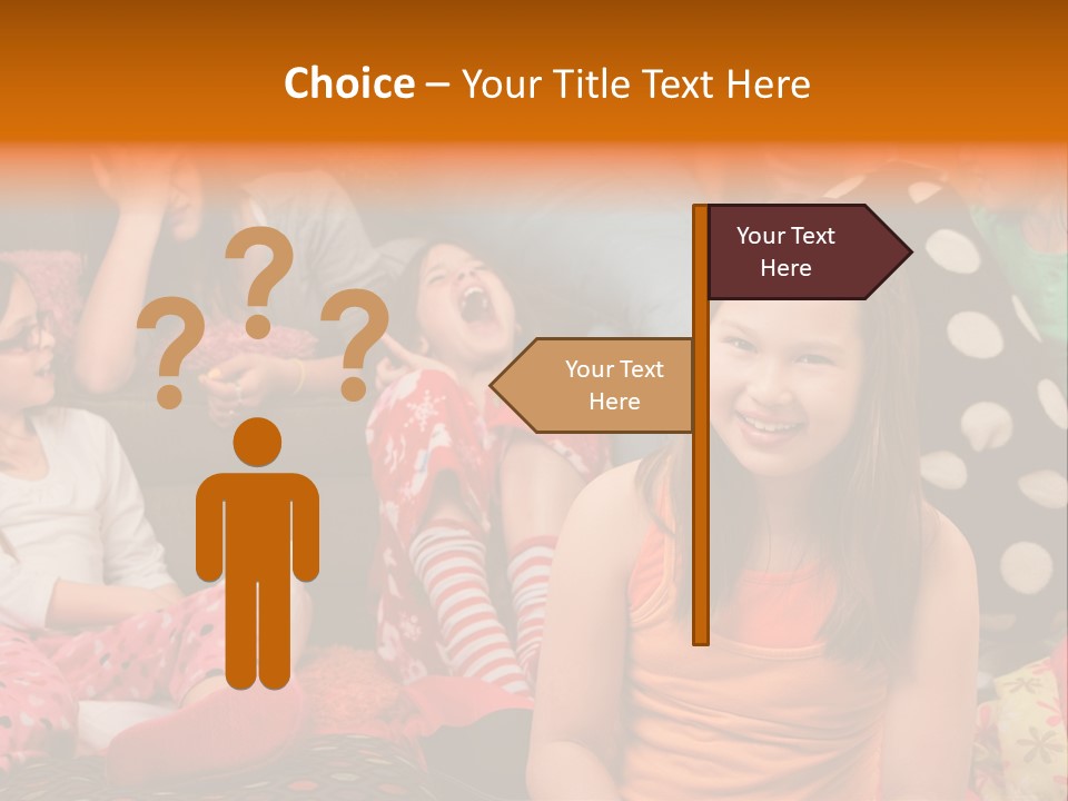 Blue Kids Joke PowerPoint Template