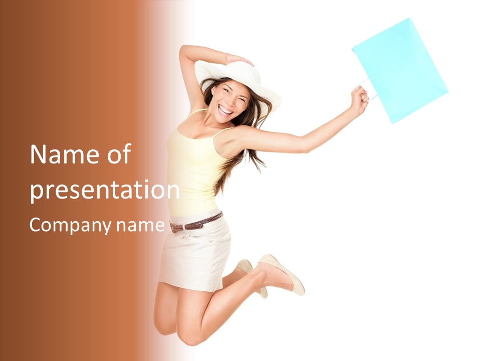 Screaming  Happy PowerPoint Template