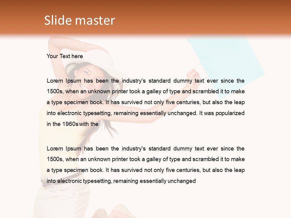 Screaming  Happy PowerPoint Template