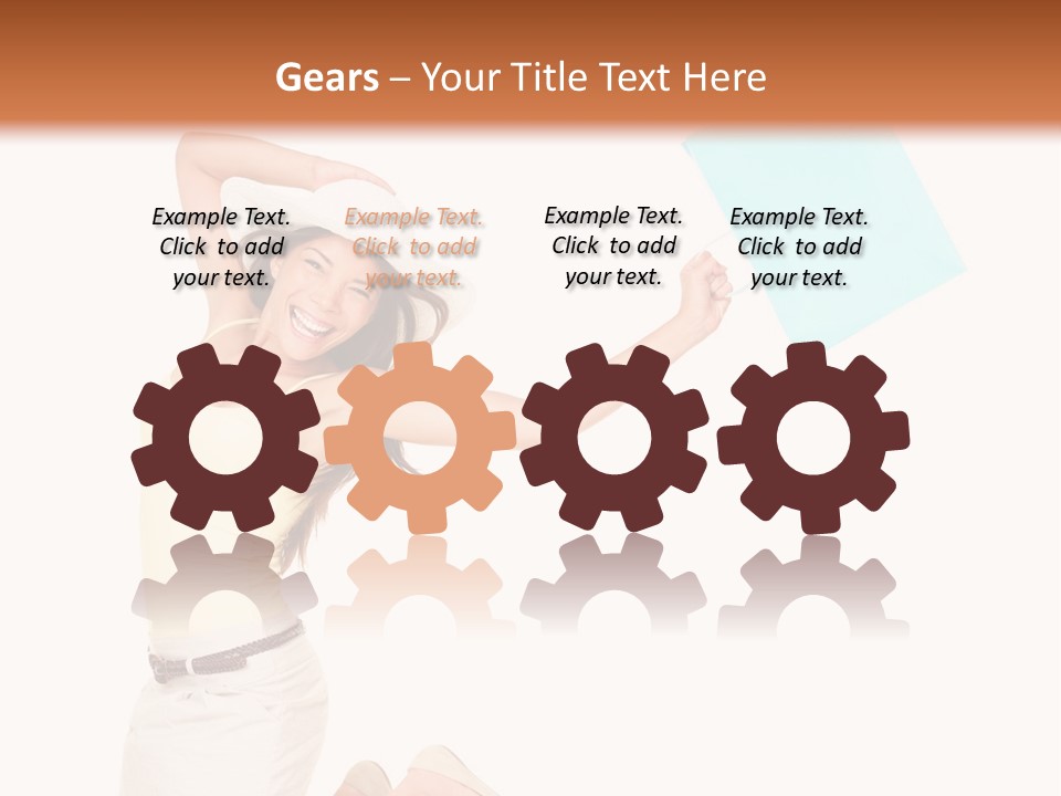 Screaming  Happy PowerPoint Template