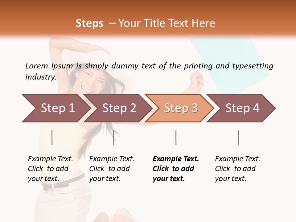 Screaming  Happy PowerPoint Template