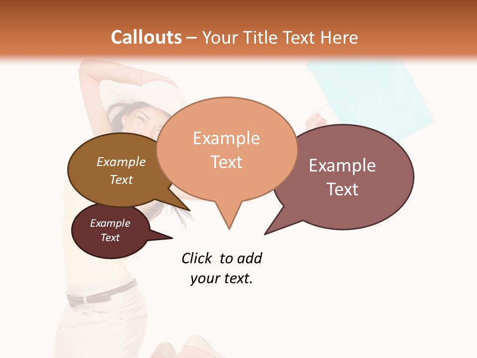 Screaming  Happy PowerPoint Template