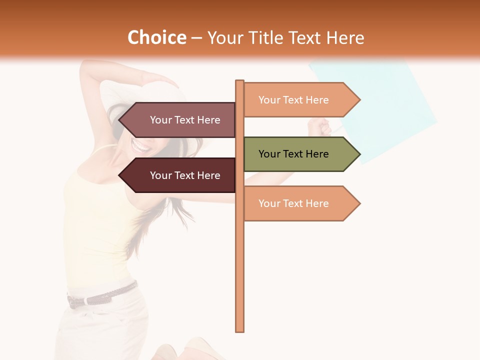 Screaming  Happy PowerPoint Template