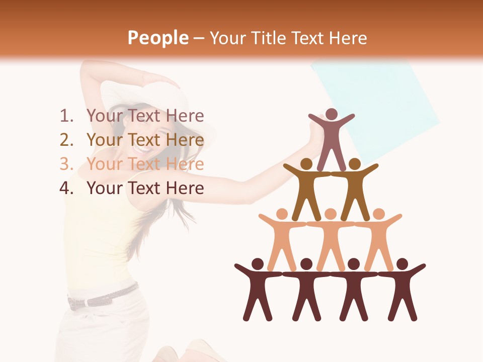 Screaming  Happy PowerPoint Template