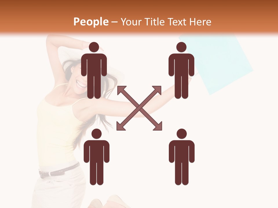 Screaming  Happy PowerPoint Template