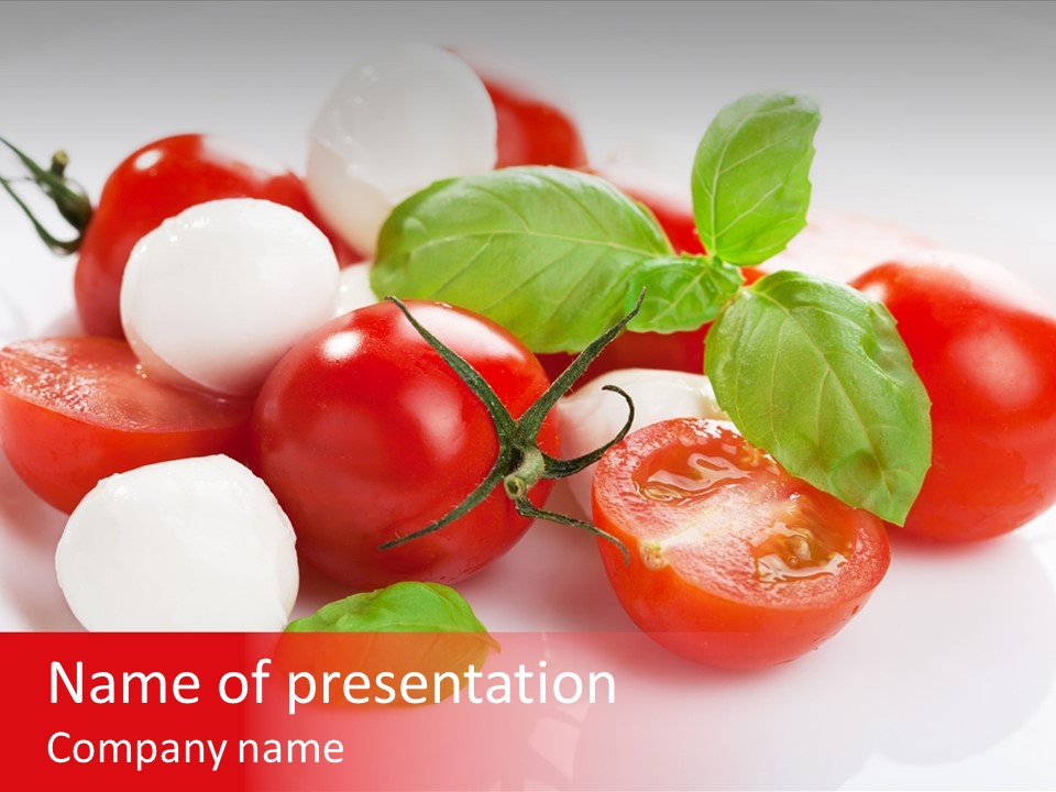 Tasty Dinner Vegetarian PowerPoint Template