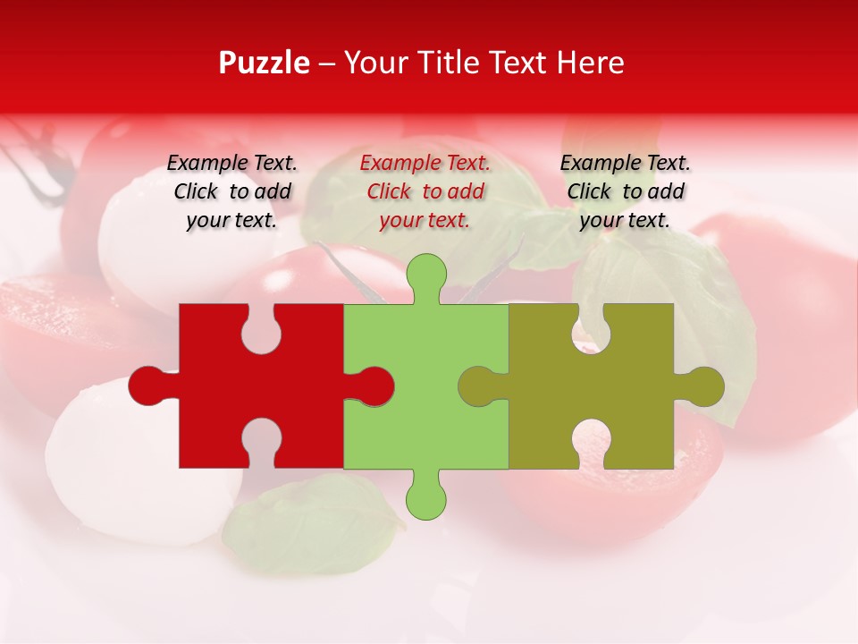 Tasty Dinner Vegetarian PowerPoint Template