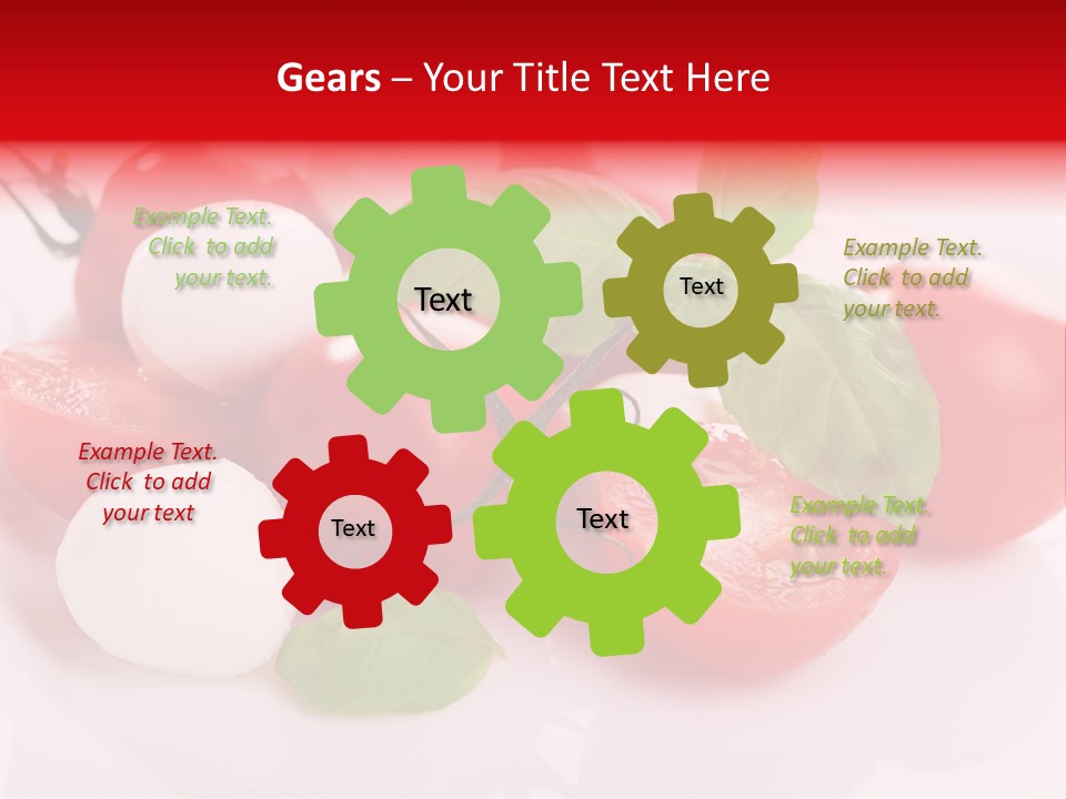 Tasty Dinner Vegetarian PowerPoint Template